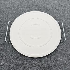 Mainstays Pizza Stone With Handled Rack 15” Kitchen Cookware Bakeware EUC